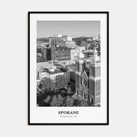 Spokane Portrait B&W No 2 Poster