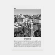 Spokane Travel B&W No 1 Poster