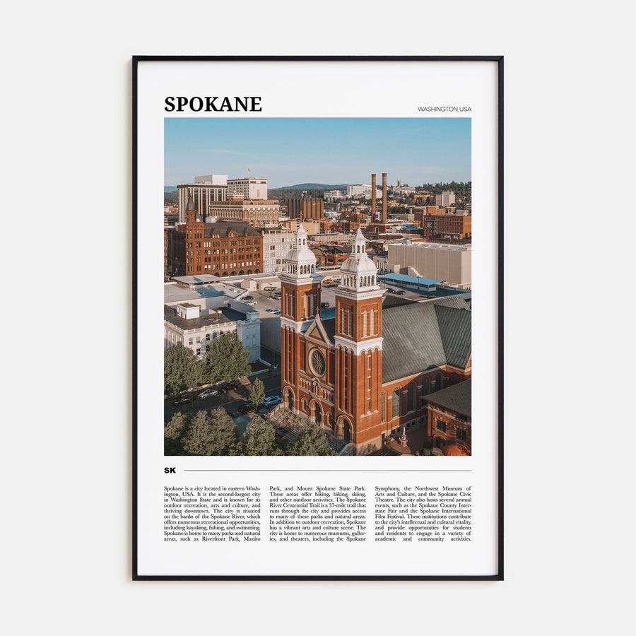 Spokane Travel Color Poster