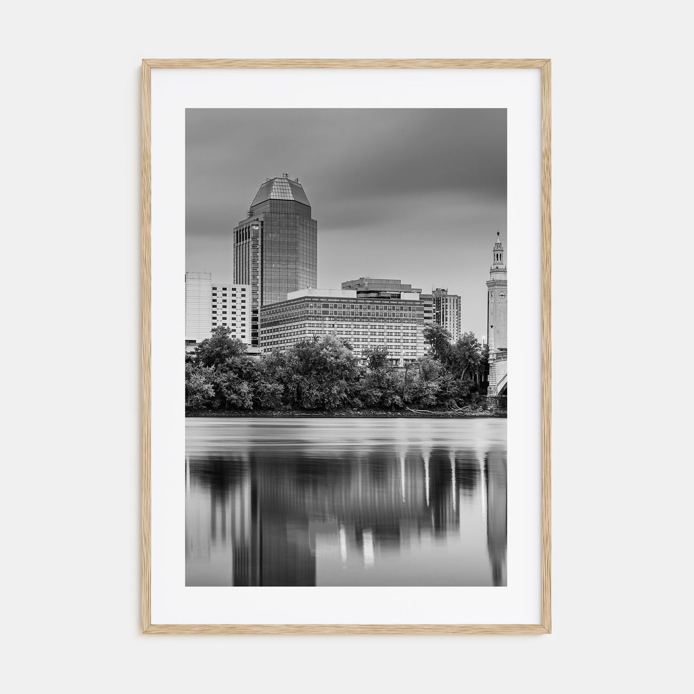 Springfield, Massachusetts Photo B&W Poster