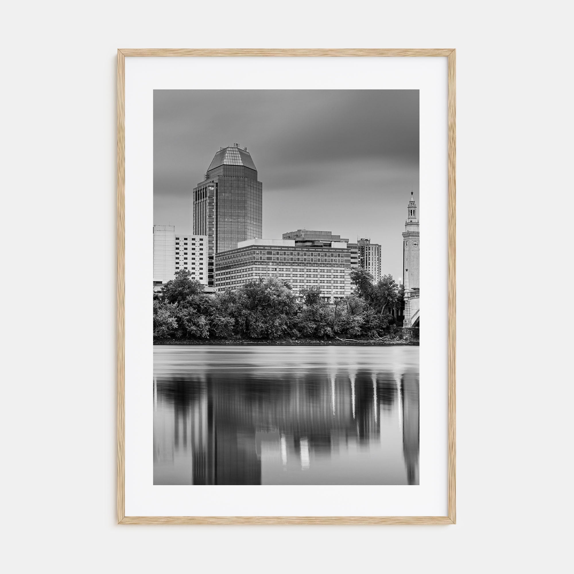 Springfield, Massachusetts Photo B&W Poster