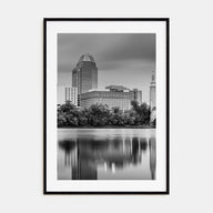 Springfield, Massachusetts Photo B&W Poster