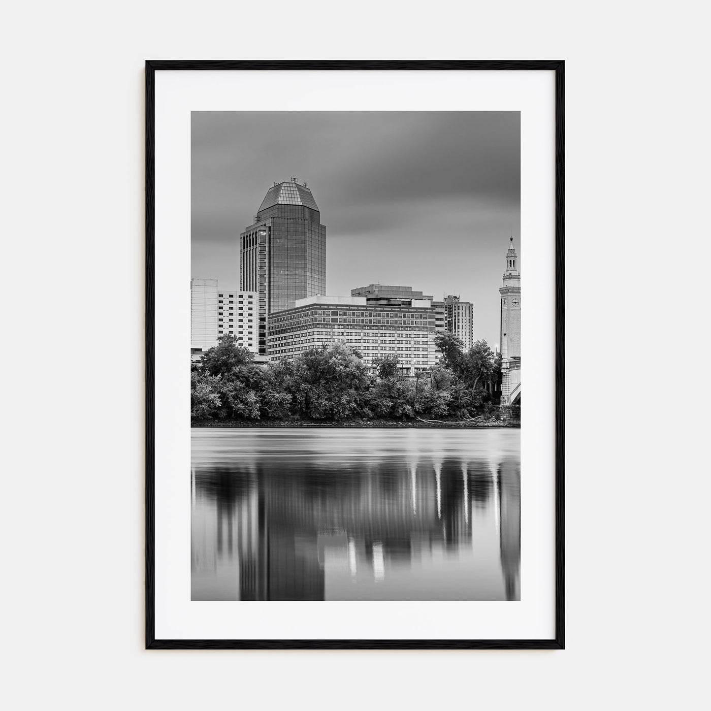 Springfield, Massachusetts Photo B&W Poster