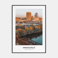 Springfield, Massachusetts Portrait Color Poster