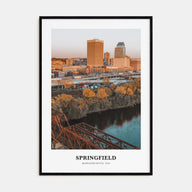 Springfield, Massachusetts Portrait Color Poster
