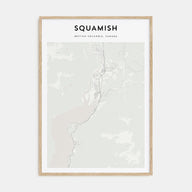 Squamish Map Portrait Poster
