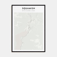 Squamish Map Portrait Poster