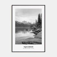 Squamish Portrait B&W Poster