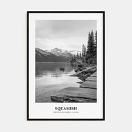 Squamish Portrait B&W Poster
