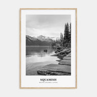 Squamish Portrait B&W Poster
