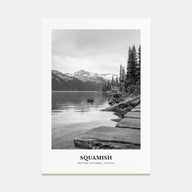 Squamish Portrait B&W Poster