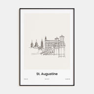 St. Augustine Drawn Poster
