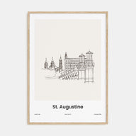 St. Augustine Drawn Poster