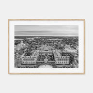 St. Augustine Landscape B&W Poster