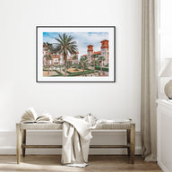 St. Augustine Landscape Color Poster