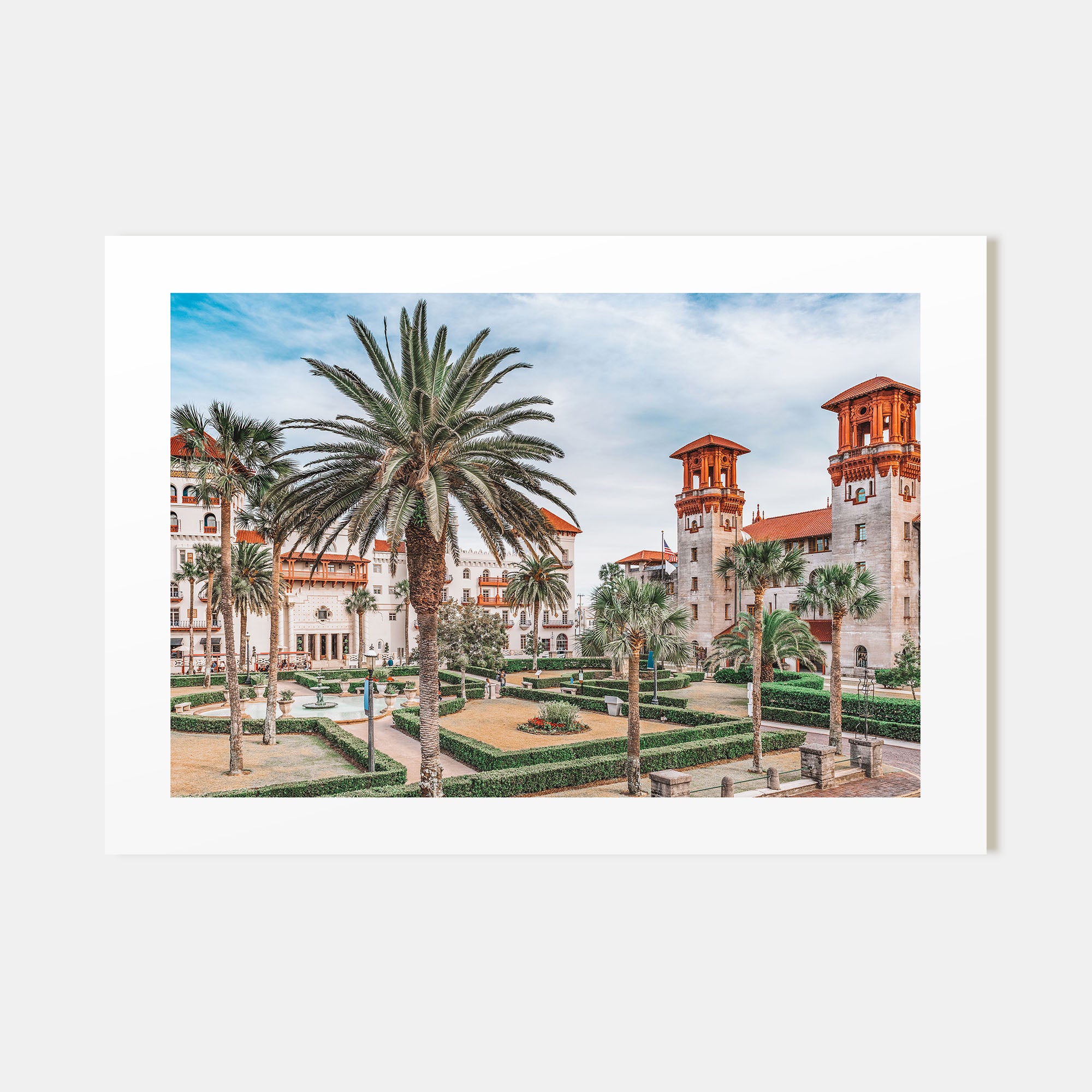 St. Augustine Landscape Color Poster