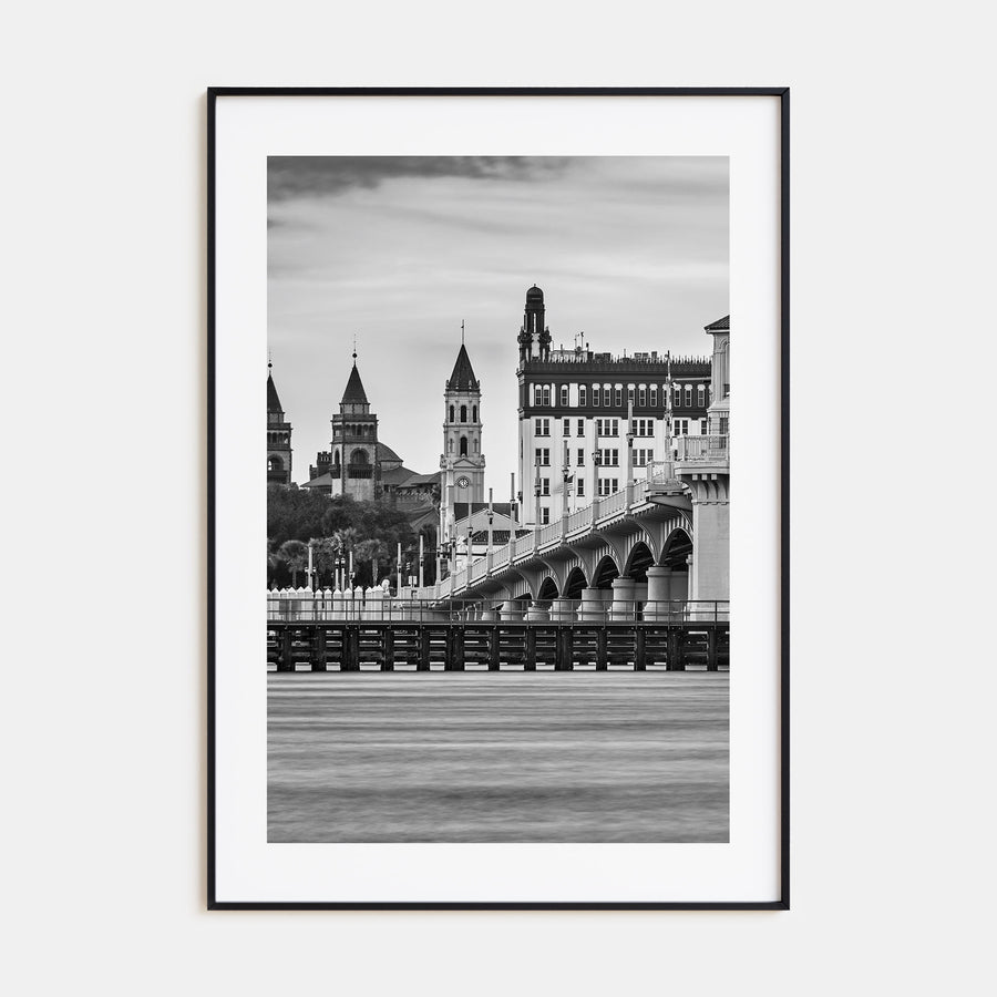 St. Augustine Photo B&W Poster