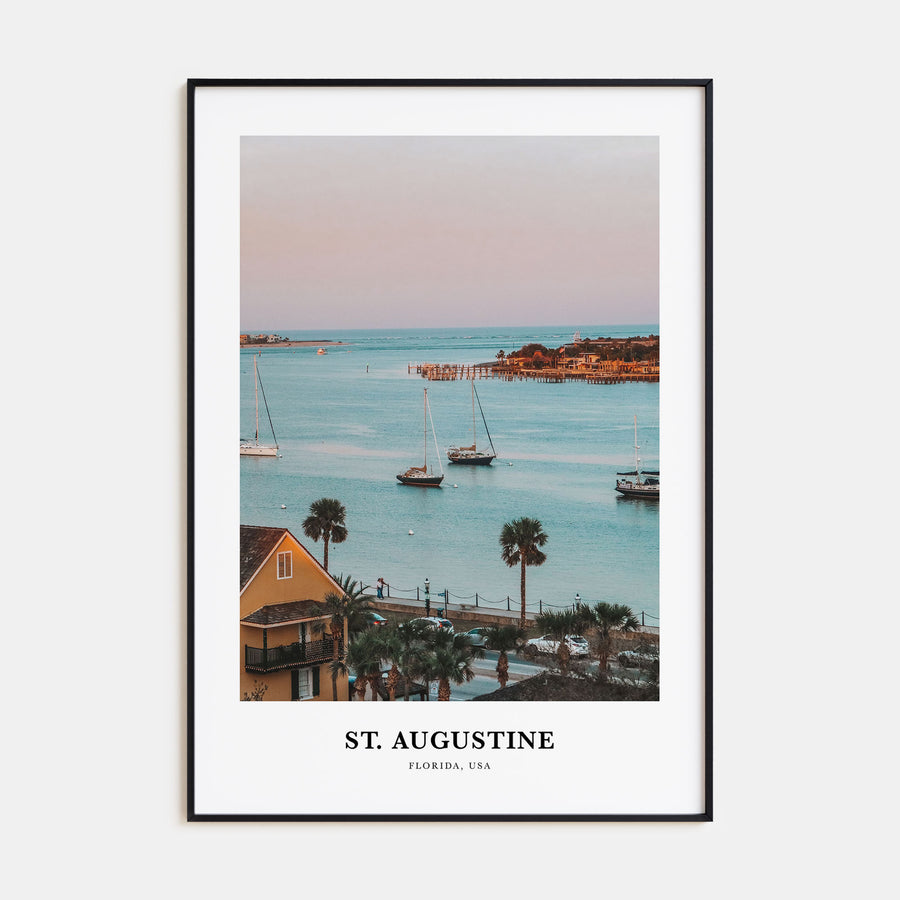 St. Augustine Portrait Color Poster