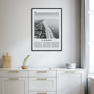 St. Augustine Travel B&W No 2 Poster