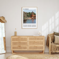 St. Charles, Illinois Travel Color Poster