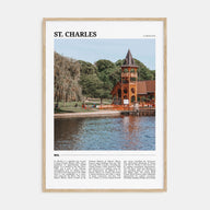 St. Charles, Illinois Travel Color Poster