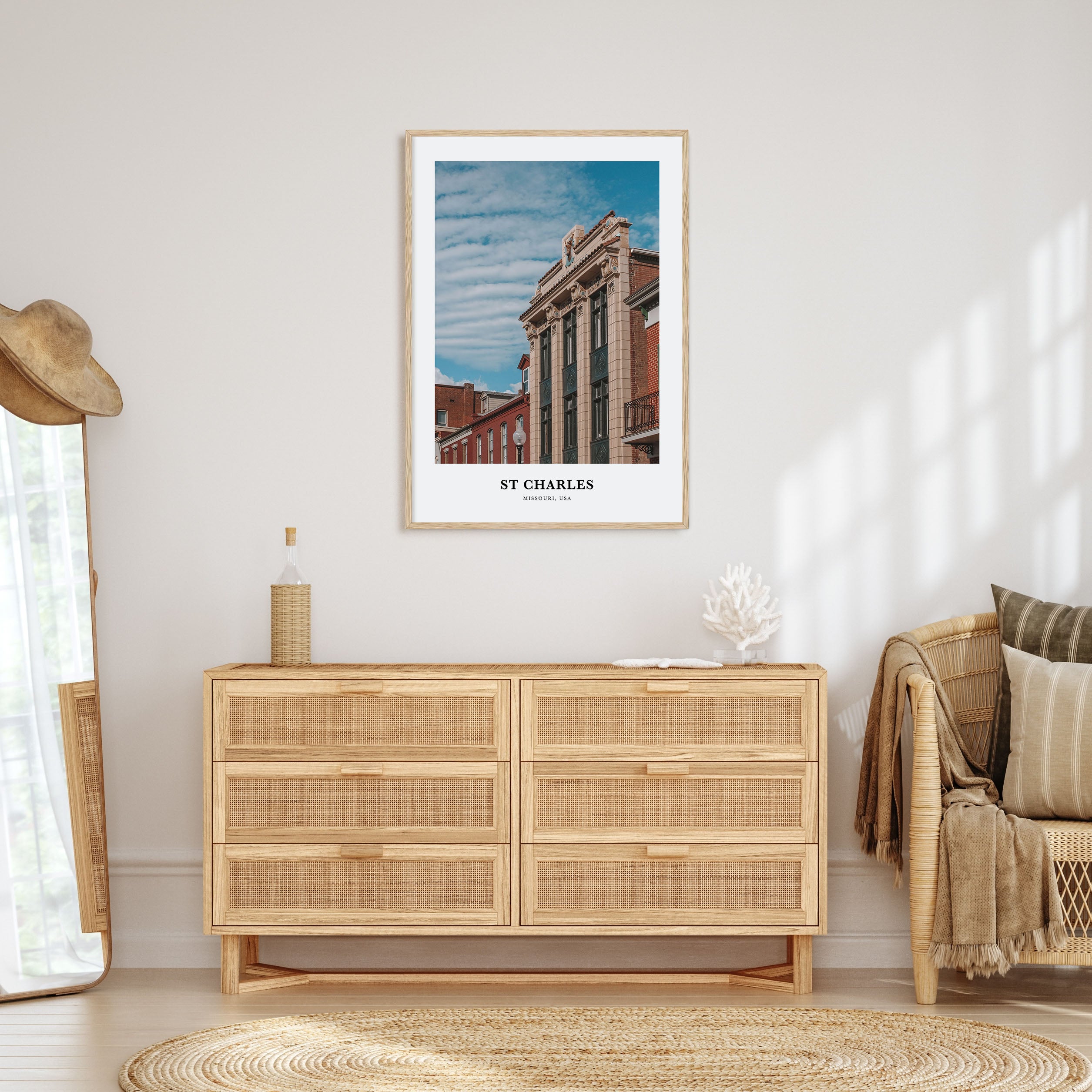 St. Charles, Missouri Portrait Color Poster