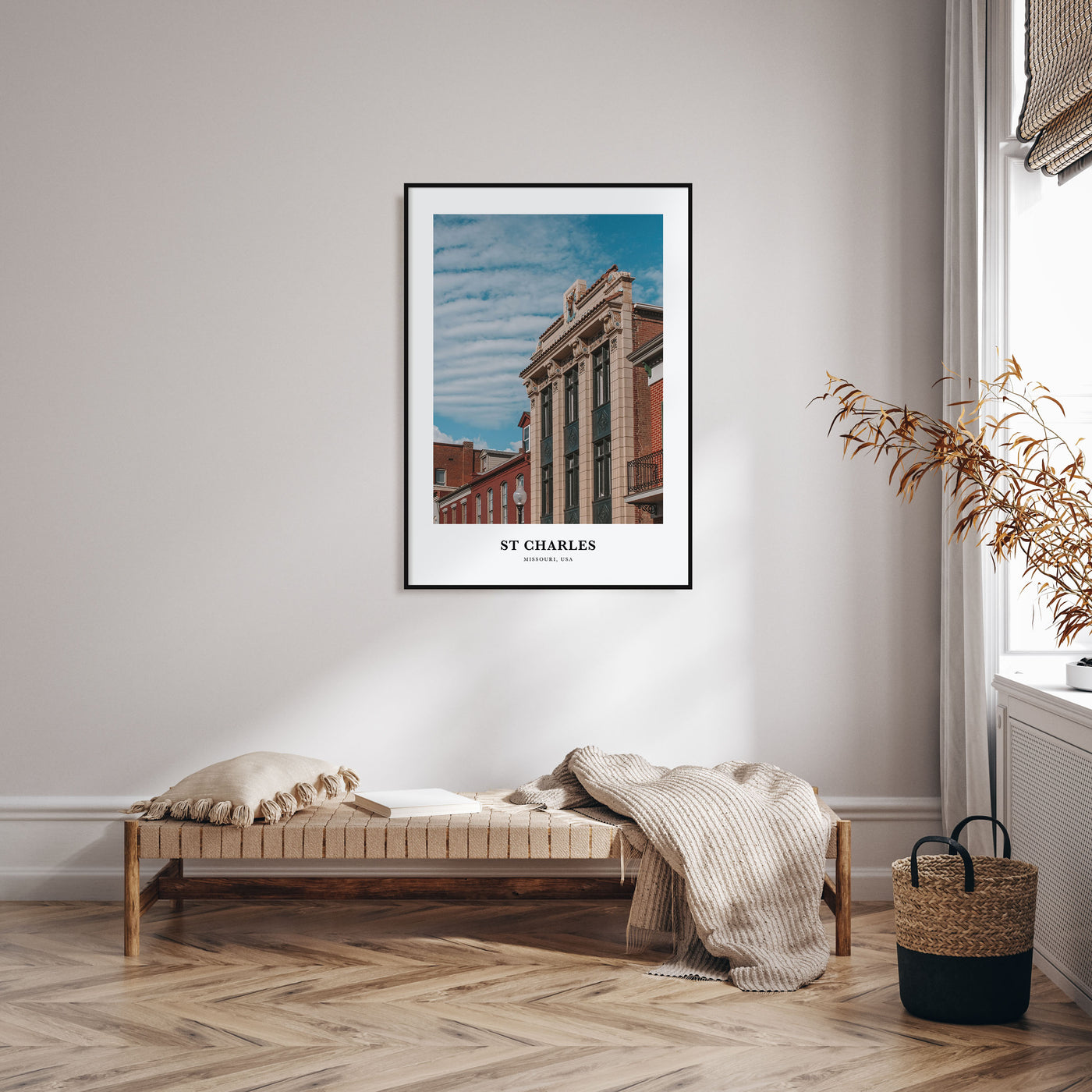 St. Charles, Missouri Portrait Color Poster