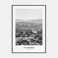 St. George Portrait B&W Poster