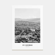 St. George Portrait B&W Poster