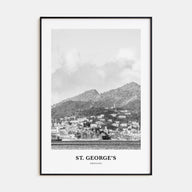 St. George's Portrait B&W Poster