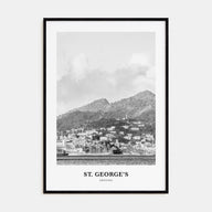 St. George's Portrait B&W Poster
