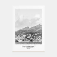 St. George's Portrait B&W Poster