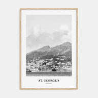 St. George's Portrait B&W Poster