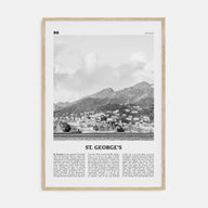 St. George's Travel B&W Poster