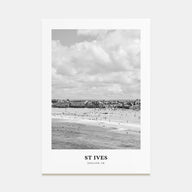 St. Ives Portrait B&W Poster