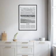 St. Ives Travel B&W Poster