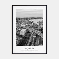 St. John's Portrait B&W Poster