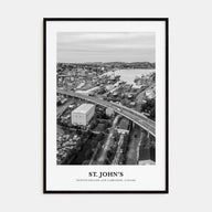 St. John's Portrait B&W Poster