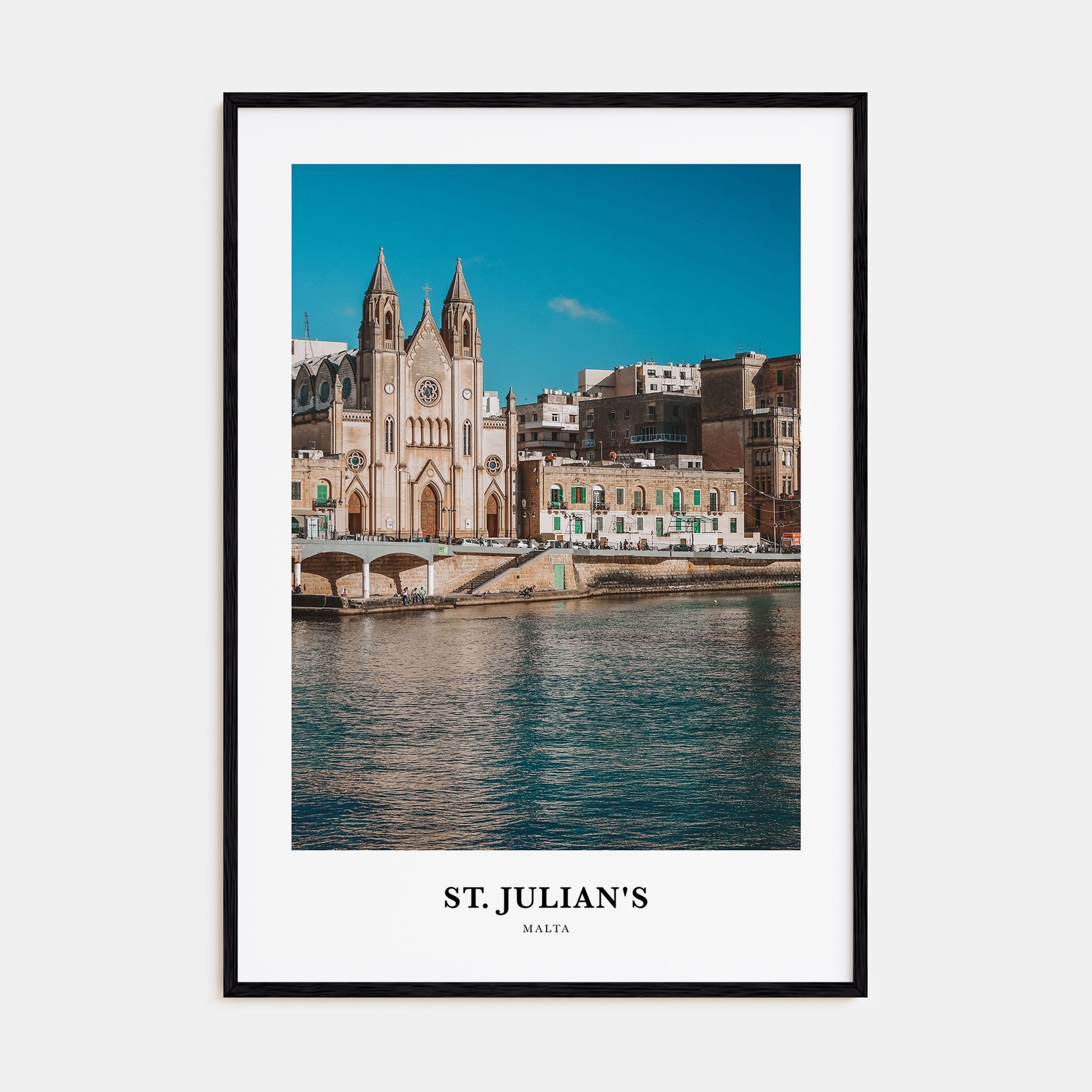 St. Julian's Portrait Color Poster