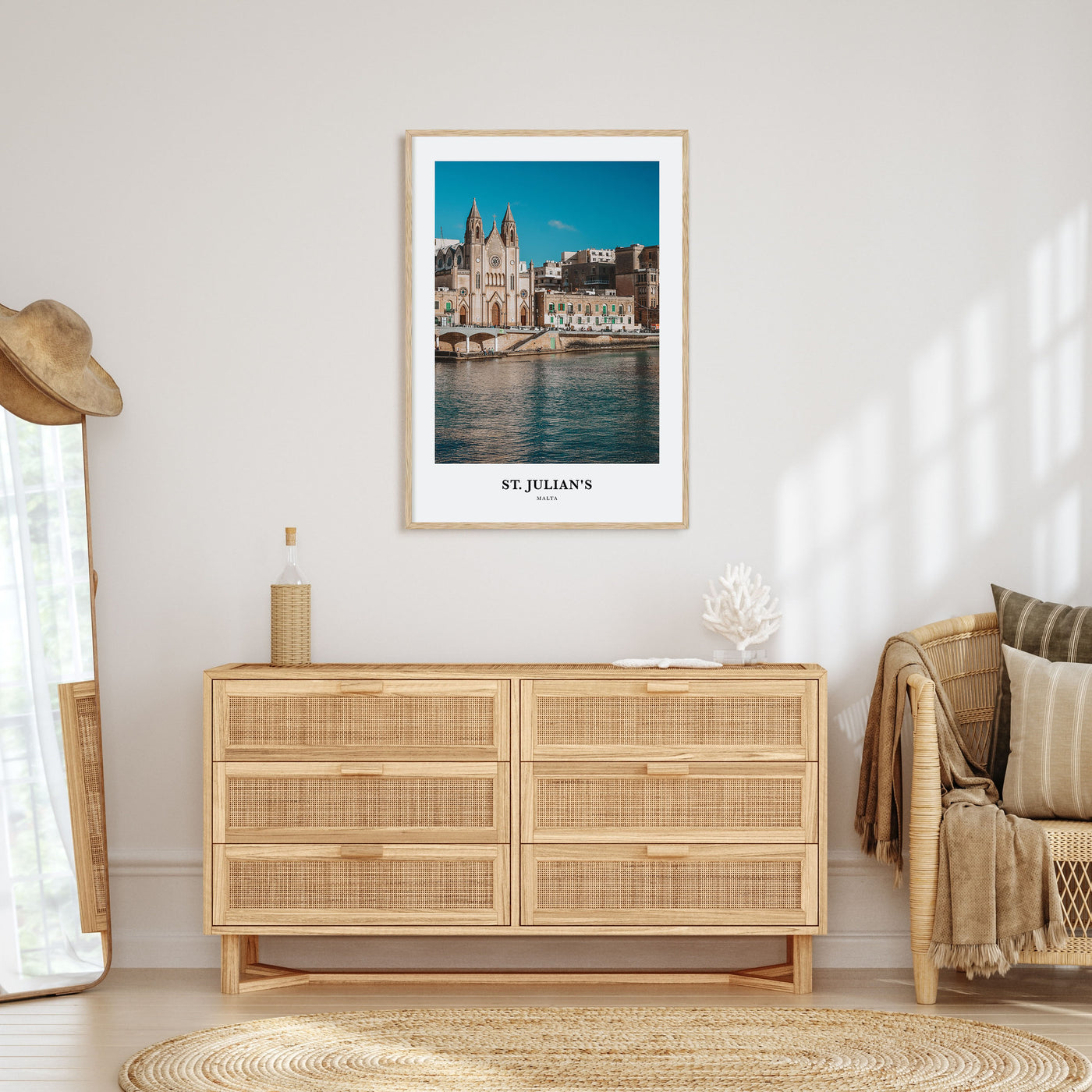 St. Julian's Portrait Color Poster