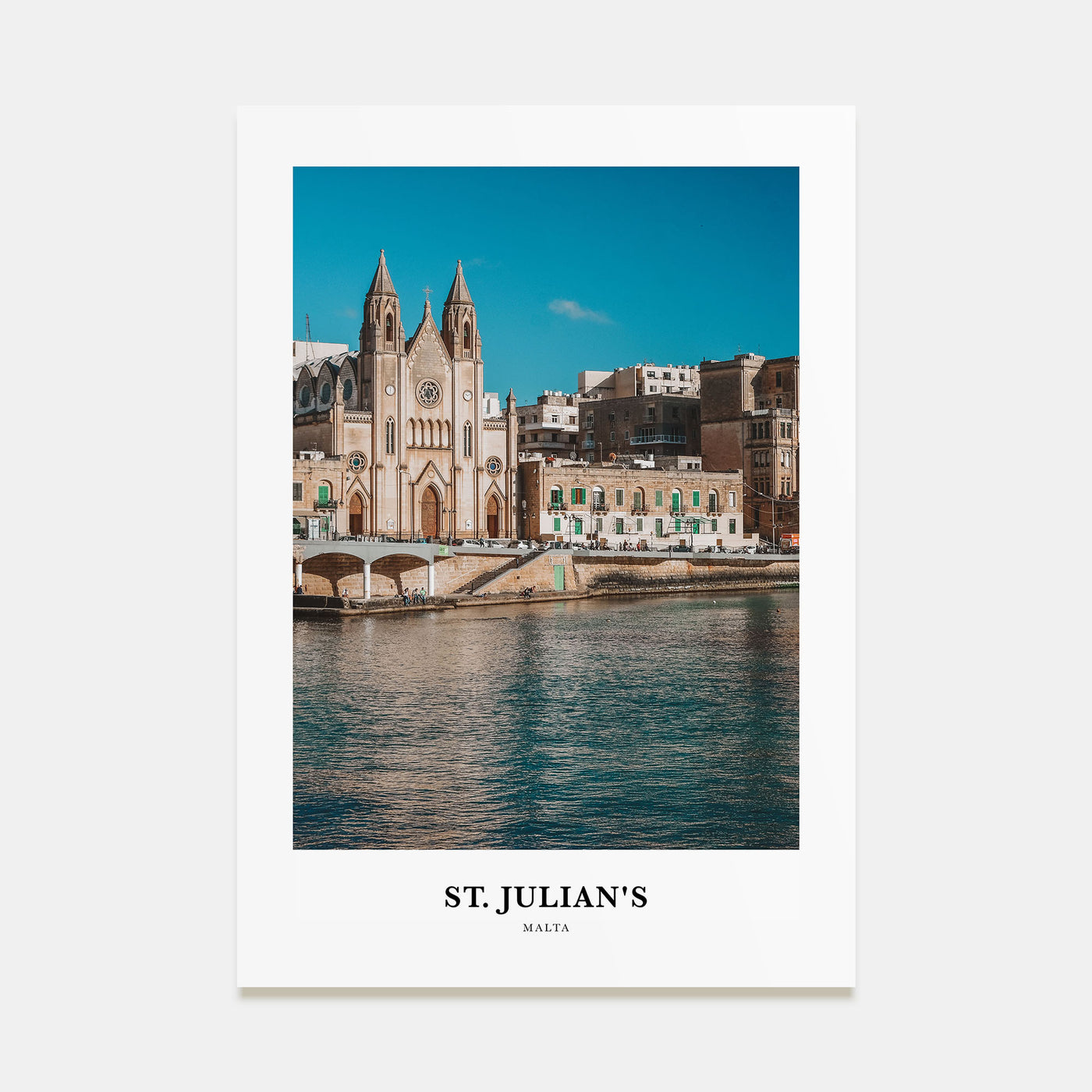 St. Julian's Portrait Color Poster