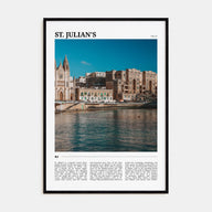 St. Julian's Travel Color Poster