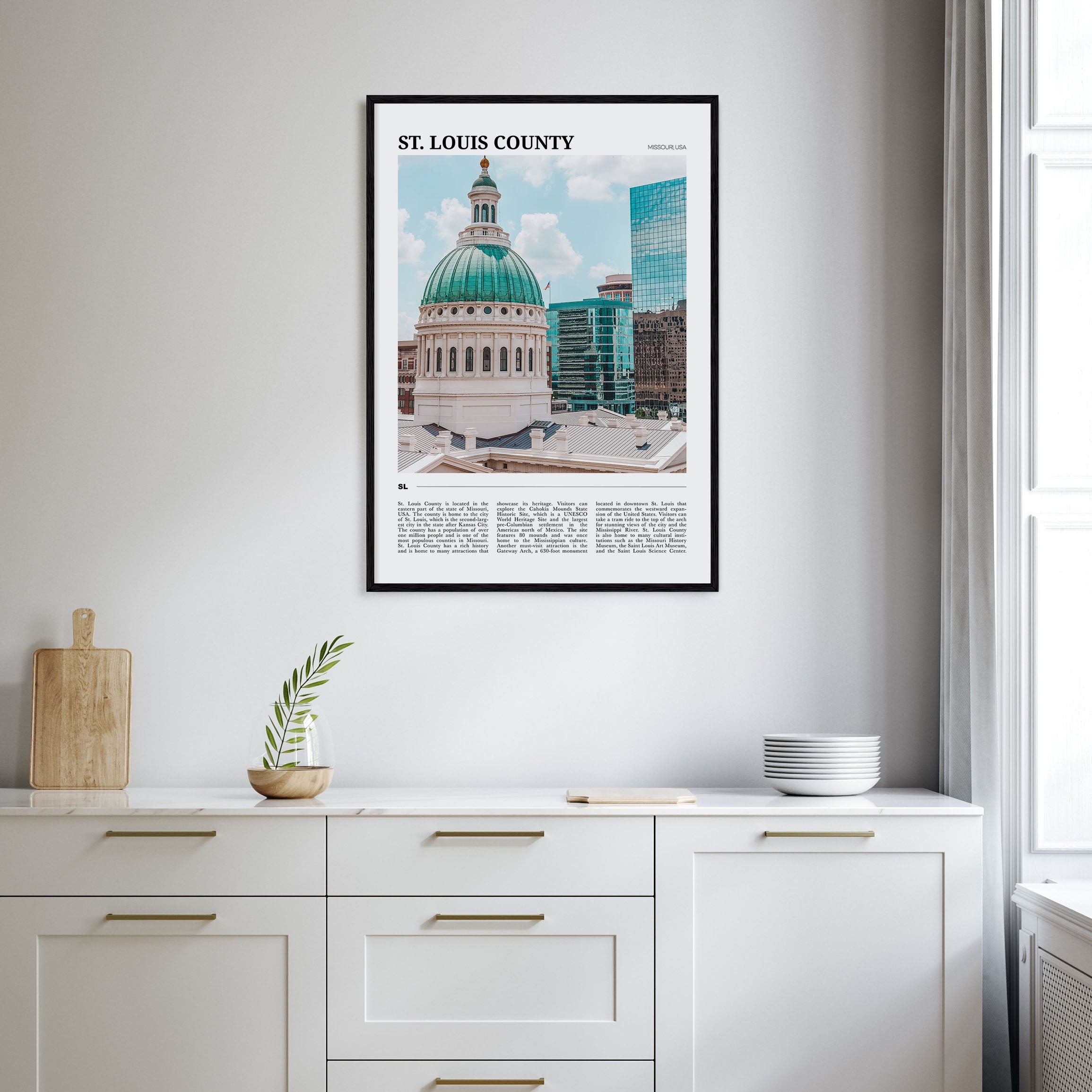 St. Louis County Travel Color Poster