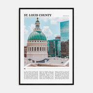 St. Louis County Travel Color Poster