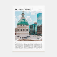 St. Louis County Travel Color Poster