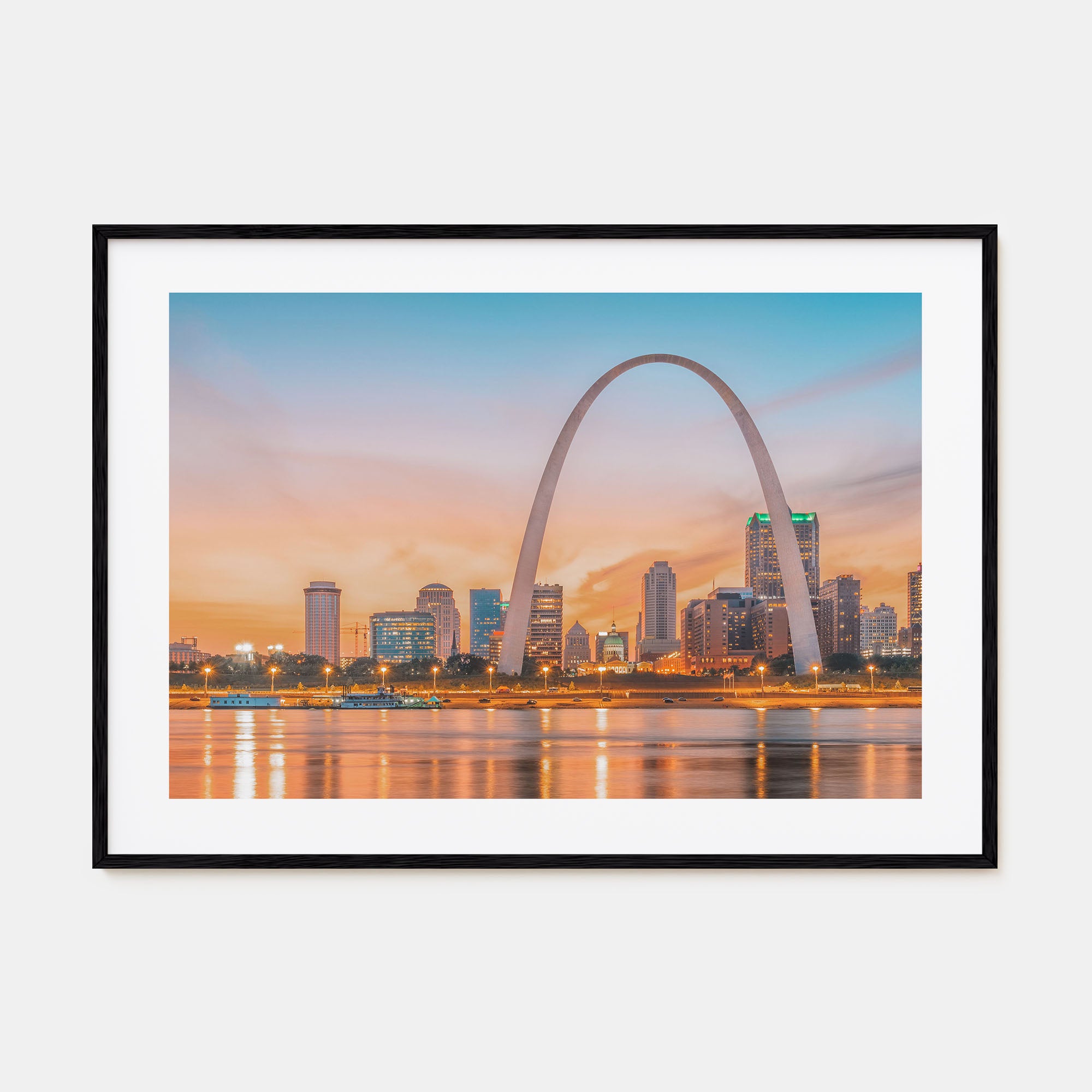 St. Louis Landscape Color Poster