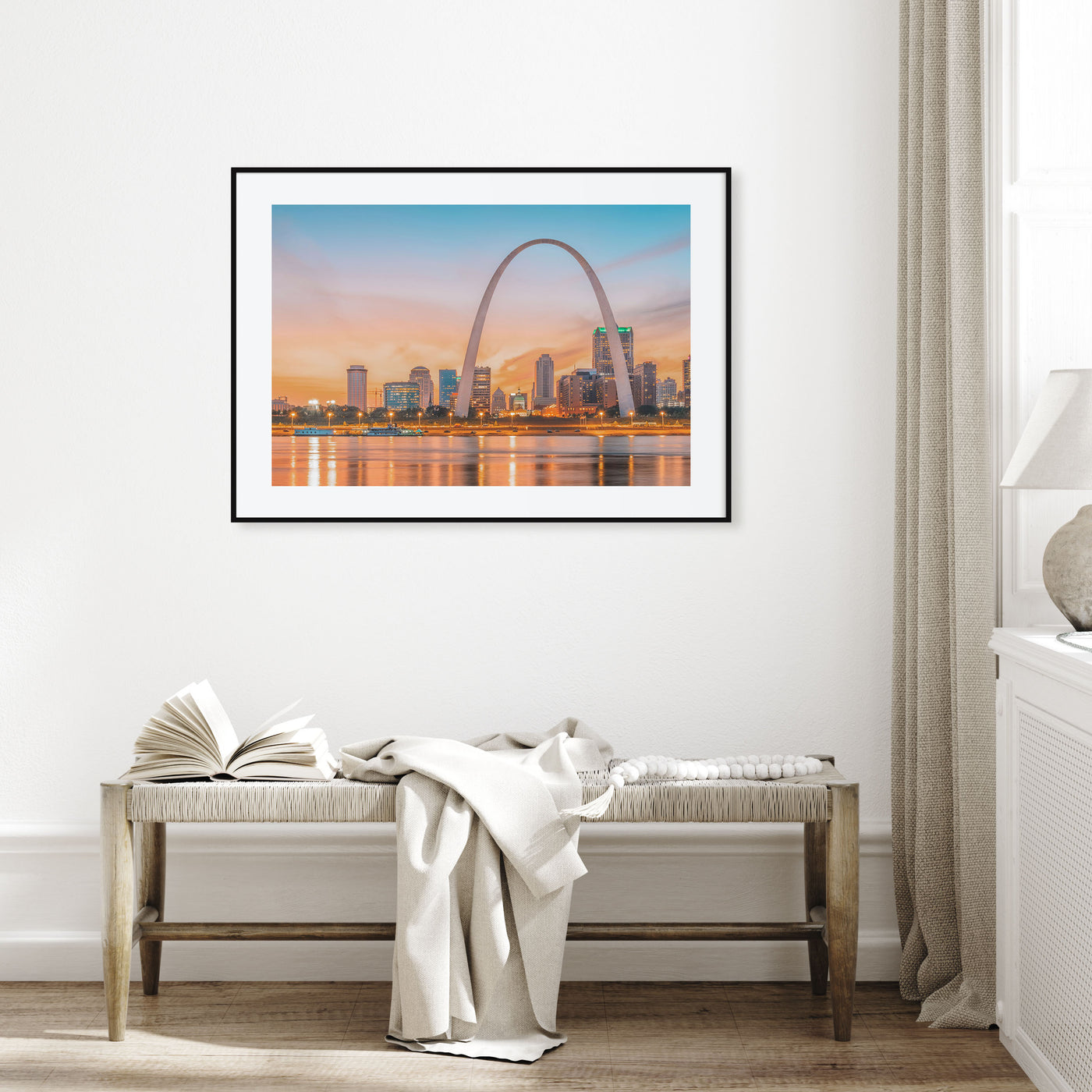 St. Louis Landscape Color Poster