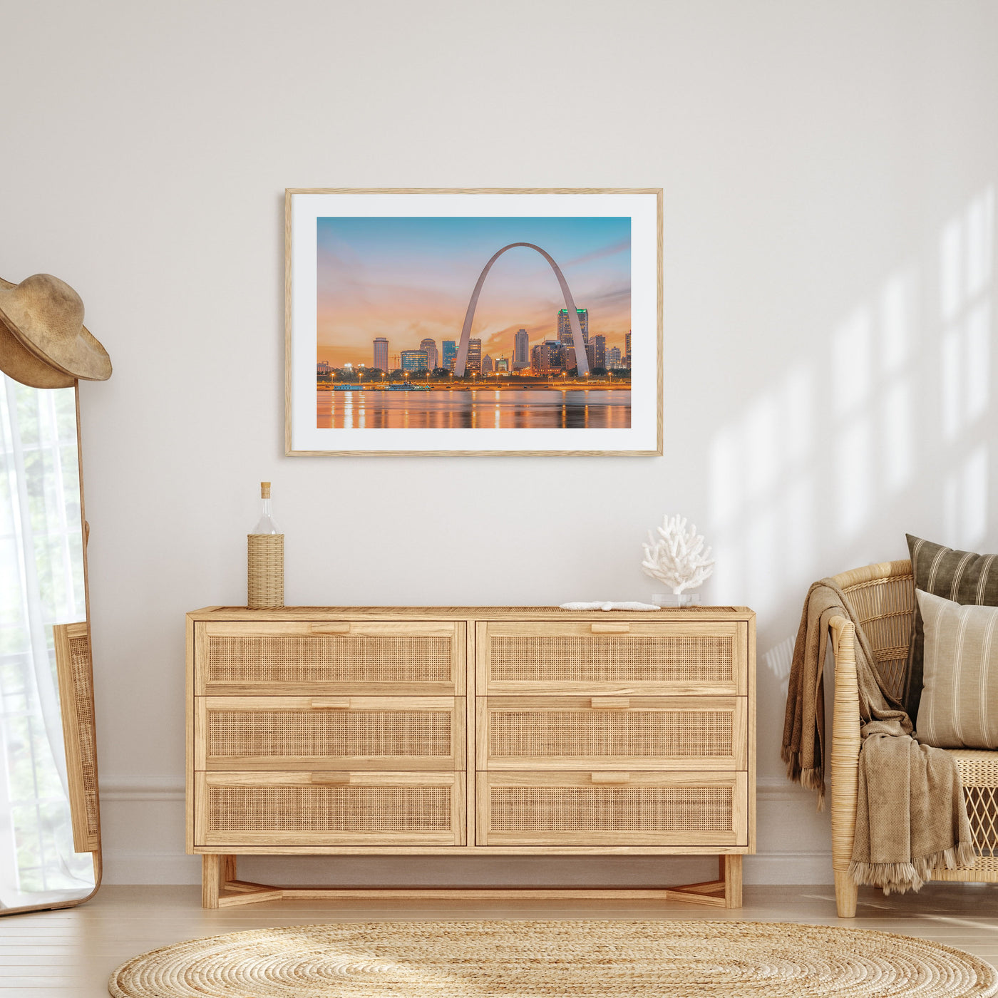 St. Louis Landscape Color Poster
