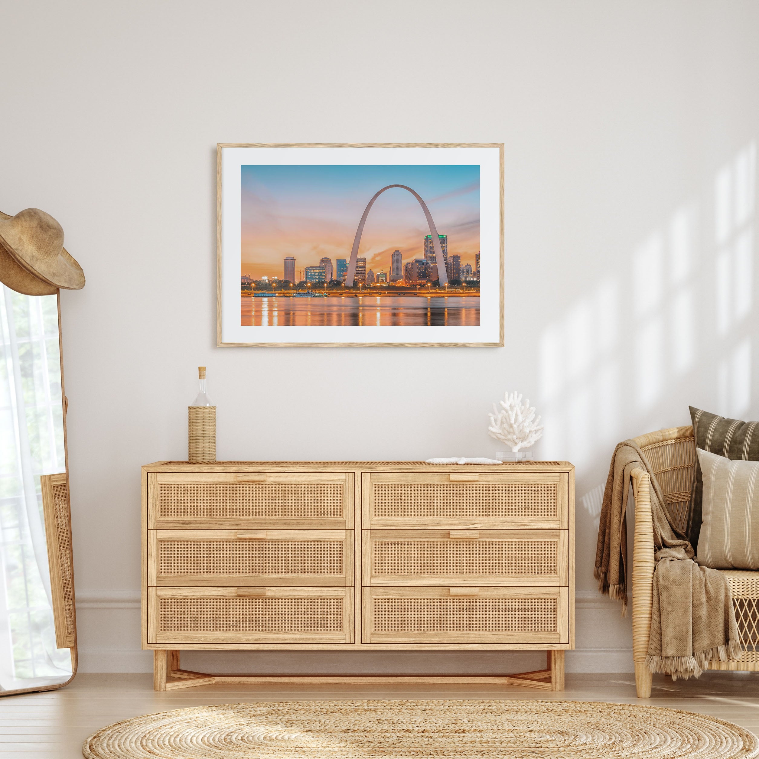 St. Louis Landscape Color Poster