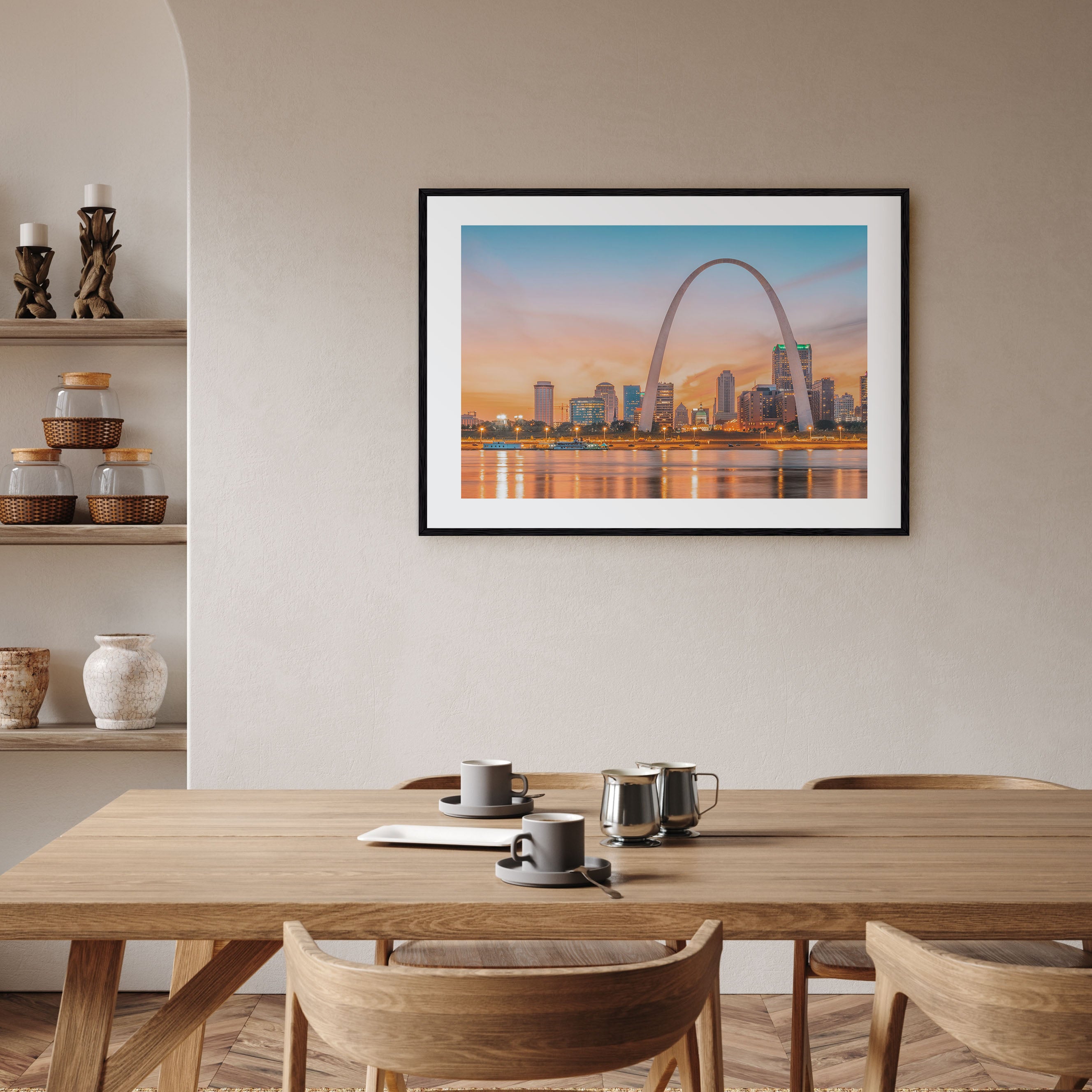 St. Louis Landscape Color Poster